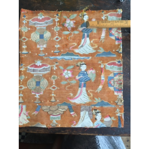 A Taoist tapestry woven ( cosu) fragment