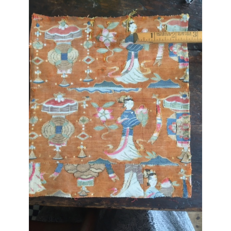 A Taoist tapestry woven ( cosu) fragment