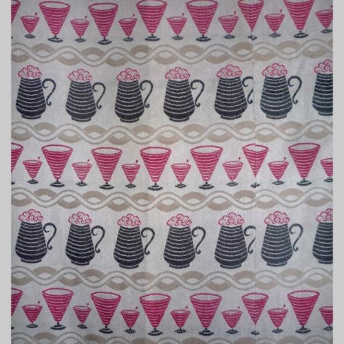 Fabric designed by Cecil H Judge