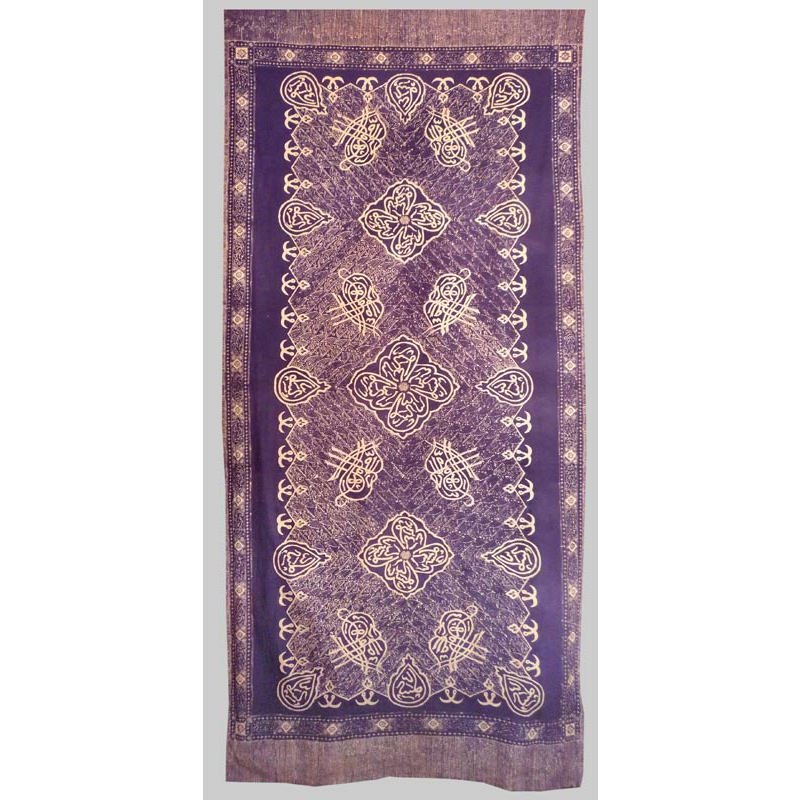 Calligraphic ritual batik from Sumatra, Indonesia