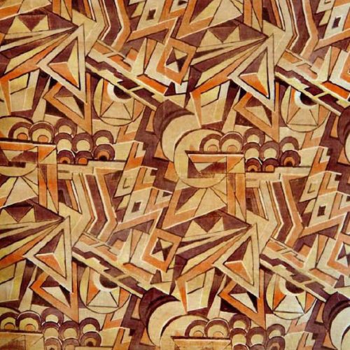 Hand block fabric designed by Paul Follit