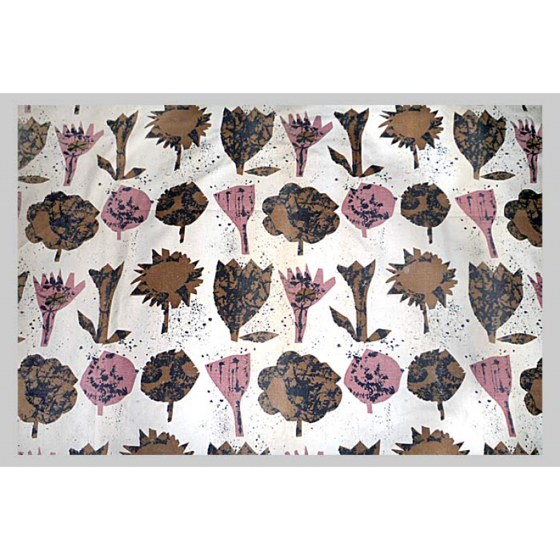 Rock Rose fabric designed by Lucienne Day