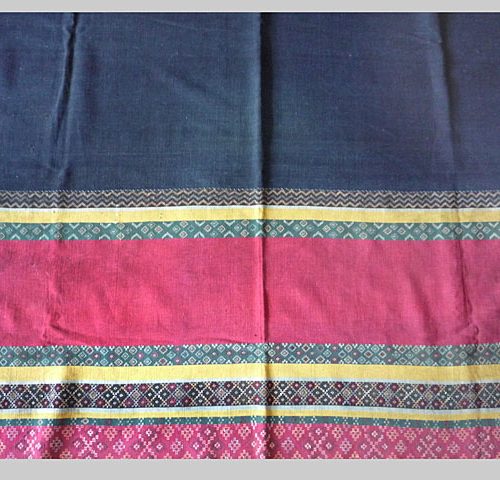 Silk and coton weaving