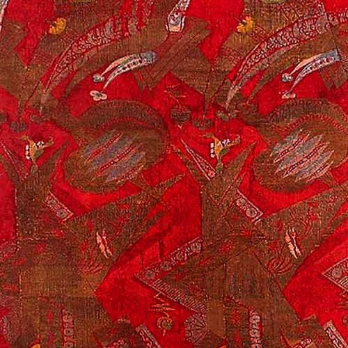 Bizarre Italian silk brocade