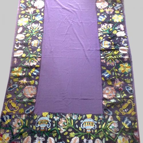 Italian embroidered burato