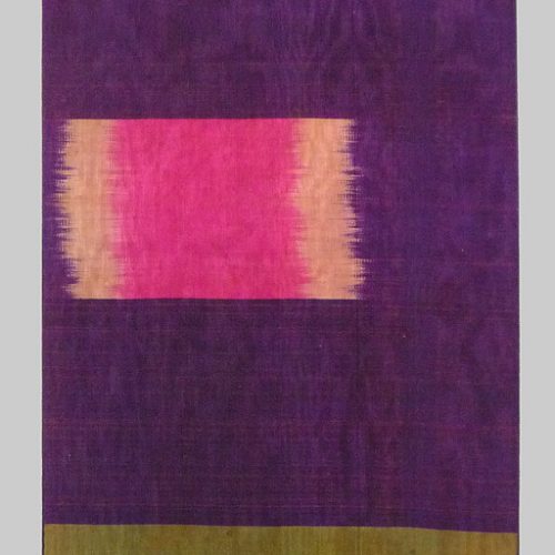 Silk Ikat fragment