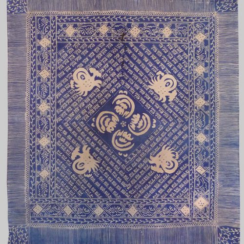 Cotton batik head covering